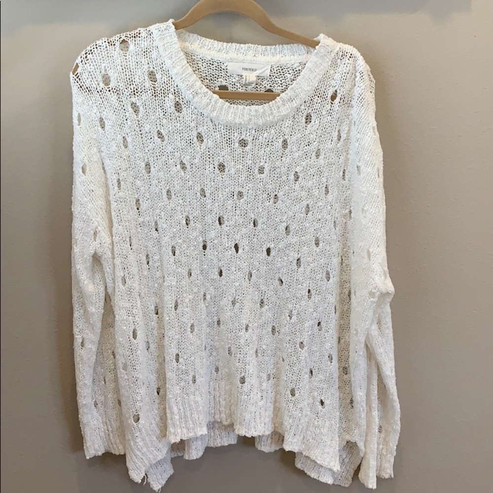 Cream sweater